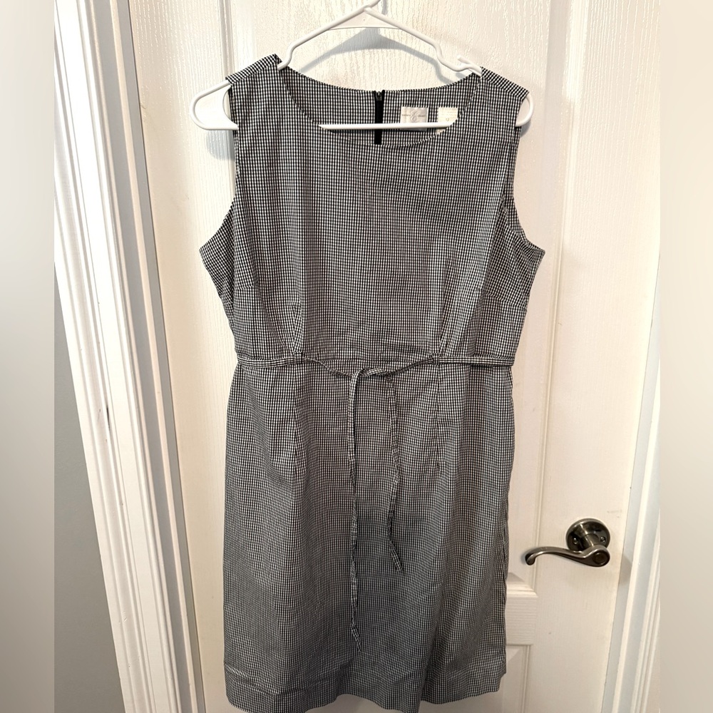 Emma & James Black & White Check dress. Size 12